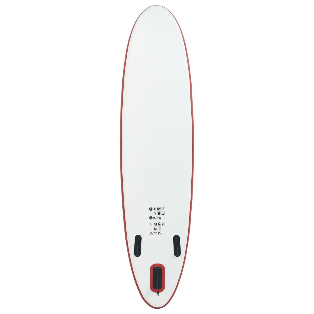 Stand Up Paddle Board Set SUP Surfboard Inflatable Red and White