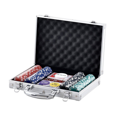 Poker Chip Set, 200-Piece Poker chips Set
