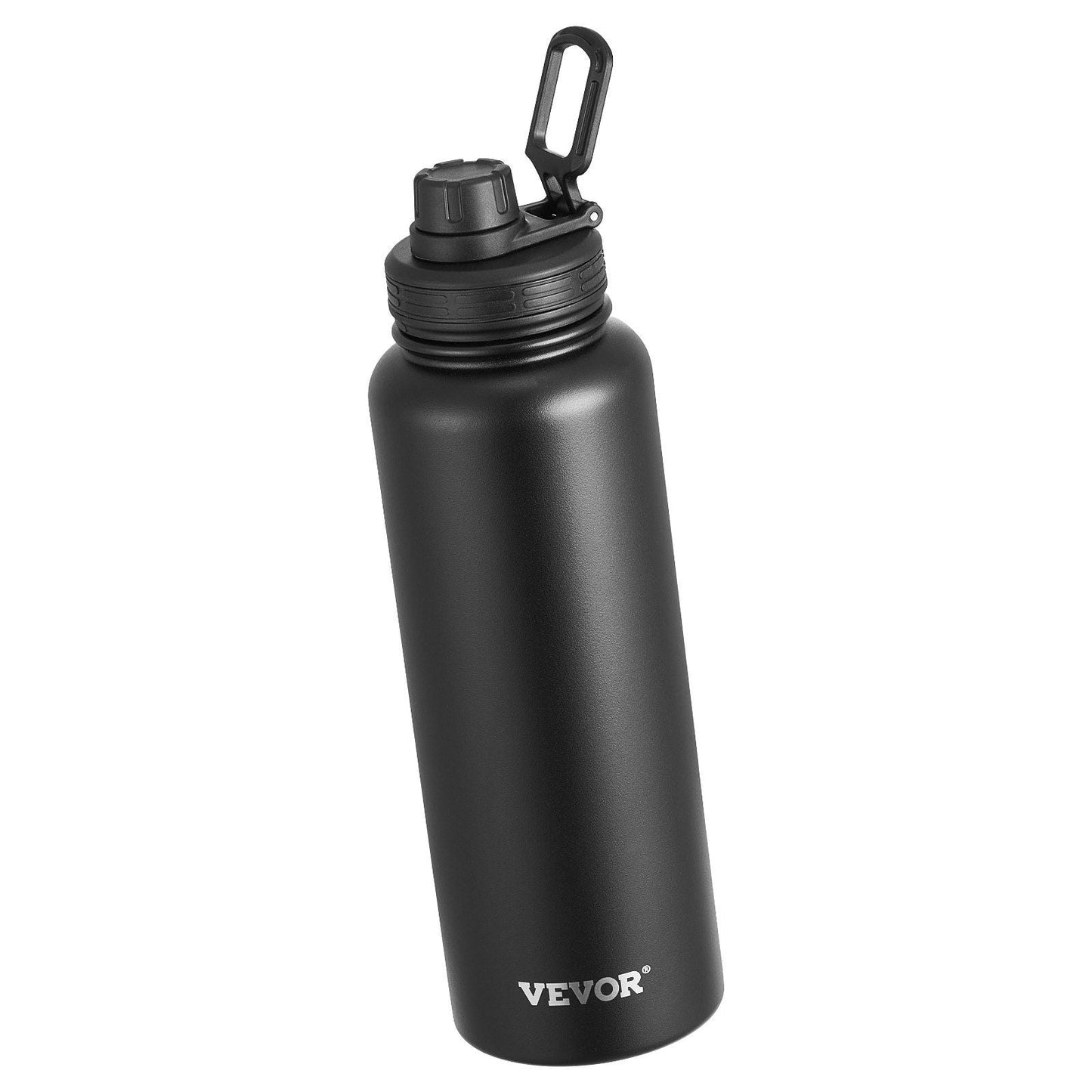 40 Oz tumbler Insulated rambler Stainless Steel with Wide Mouth Lid Black