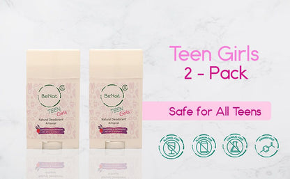 Gentle All-Natural Deodorant for Kids & Teens, Paraben-Free, Fun Fragrance Collection