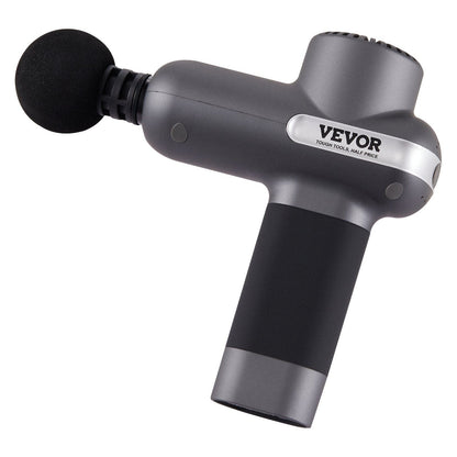 Massage Gun Deep Tissue, Percussion Muscle Massager for Athletes - with 5 Speed Levels & 6 Massage Heads, 7.4V 2500mAh Batteries, Handheld Electric Massage Gun for Pain Relief, Muscle Relaxation
