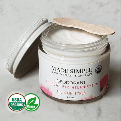 Vegan Friendly Douglas Fir & Helichrysum Deodorant - Organic and Cruelty-Free