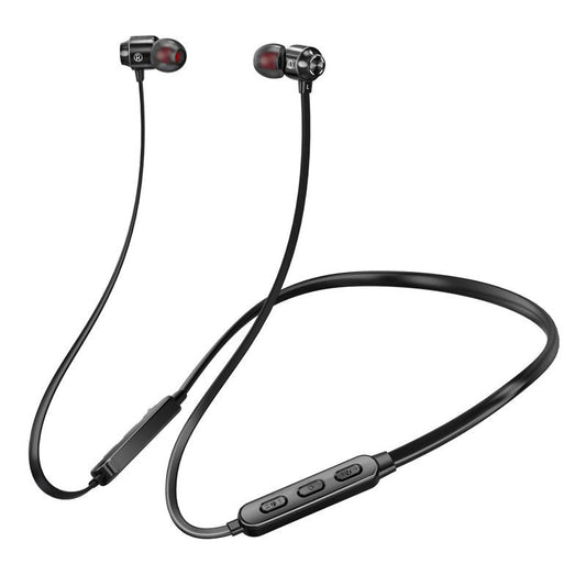 Neck-mounted Wireless earbuds Sports Headphones Neck Bluetooth 5.3 In-Ear Metal Earphones