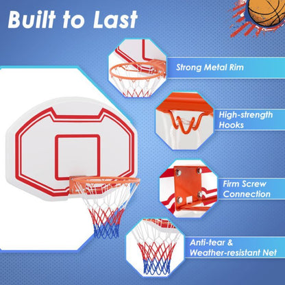 Indoor Outdoor Basketball Hoop for Garden & Backyard