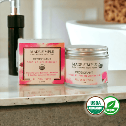 Vegan Friendly Douglas Fir & Helichrysum Deodorant - Organic and Cruelty-Free