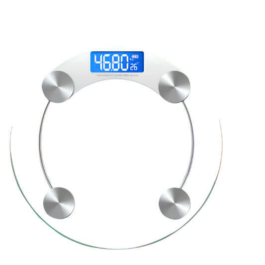 1pc Transparent Bathroom Scales LCD Electronic, smart Digital Scale Bear 180 KG Body Weight Scales Floor Scales