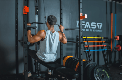 1000Lbs Capacity Multi-functional Power Cage, Home Adjustable Pullup Squat Rack Comprehensive Fitness power Rack