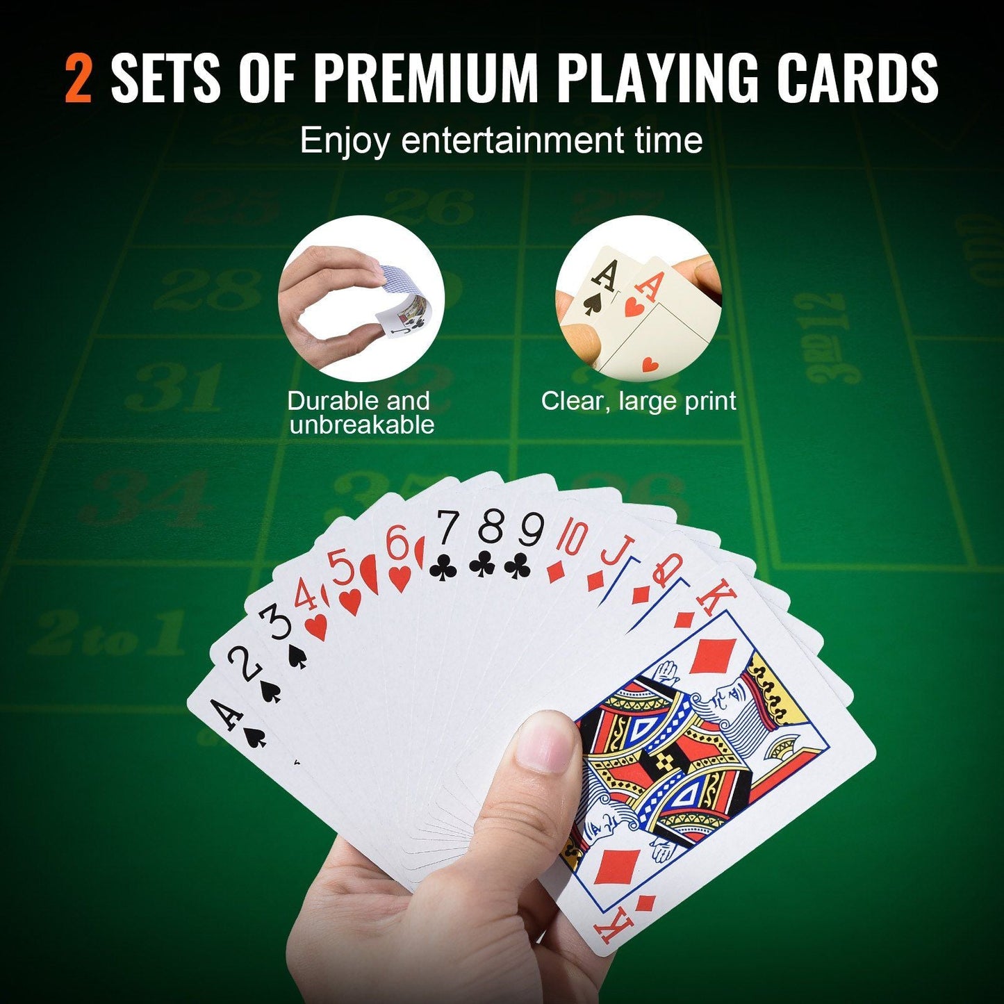 Poker Chip Set, 200-Piece Poker chips Set