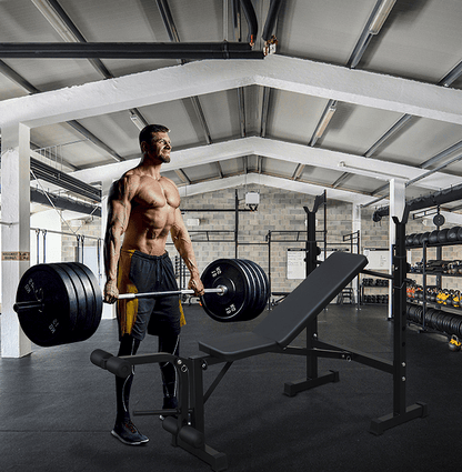 Folding squat bench bench Bench bench aerobic training abdomen muscle arms back chest shoulder legs muscle Home / office fitness adults men and women