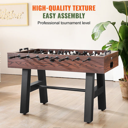 Foosball Table, 55-inch Standard Size Foosball Table, Indoor Full Size Foosball Table for Home, Family, and Game Room, Soccer with Foosball Table Set,