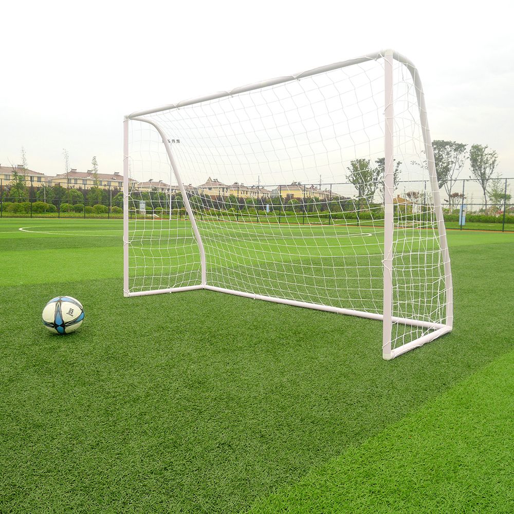 8' x 5' Soccer Goal Football W/Net Straps Anchor Ball Training Sets With Frame