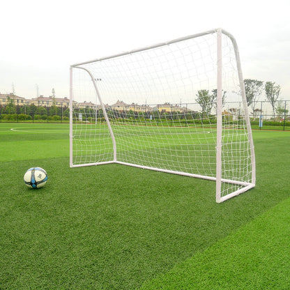 8' x 5' Soccer Goal Football W/Net Straps Anchor Ball Training Sets With Frame