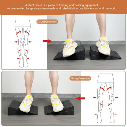 3pcs/set Slant Board; Foam Calf Stretcher With 5 Positions Adjustable Slant Board For calf stretch board