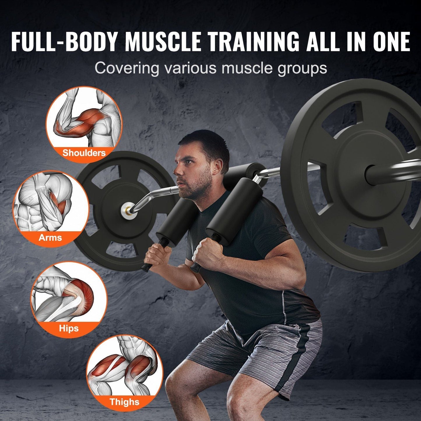 Safety Squat Bar, 700 LBS Fitness Squat Bar