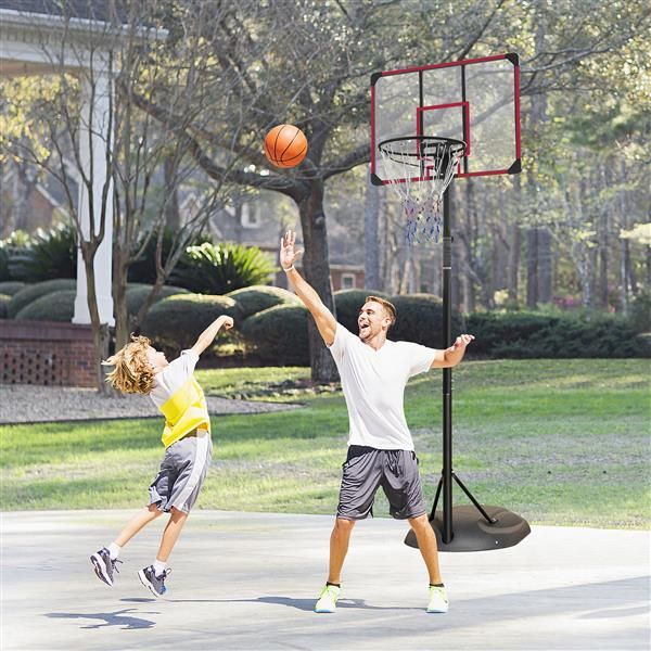 Adjustable Portable Basketball Hoop with 32" Backboard for Indoor & Outdoor Play