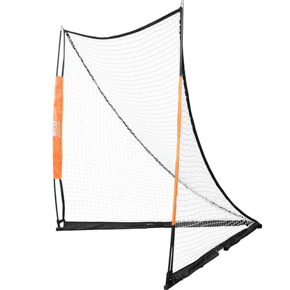 Lacrosse Goal, 6' x 6' Lacrosse Net, Portable Lacrosse Goal with Carry Bag, Fiberglass Rod Backyard Lacrosse Training Equipment, Easy Setup Collegiate Goal, Perfect for Youth Adult Training
