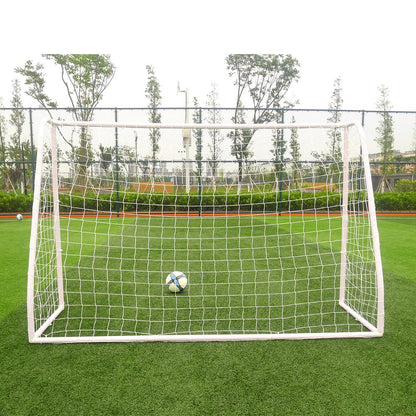 8' x 5' Soccer Goal Football W/Net Straps Anchor Ball Training Sets With Frame