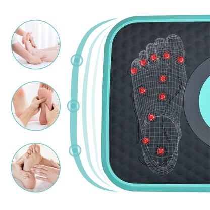Vibration Plate Fitness Platform, Whole Body Exercise Machine for Lymphatic Drainage, Shaking Workout Board with 120 Speed Levels, Fat Burner and Weight Loss Equipment for Men and Women.