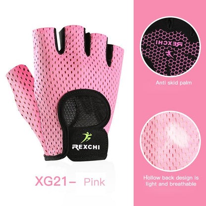 Weightlifting gloves Yoga Training gloves Sports gym gloves Thin Non-slip Half Finger Cycling Gloves Equipment