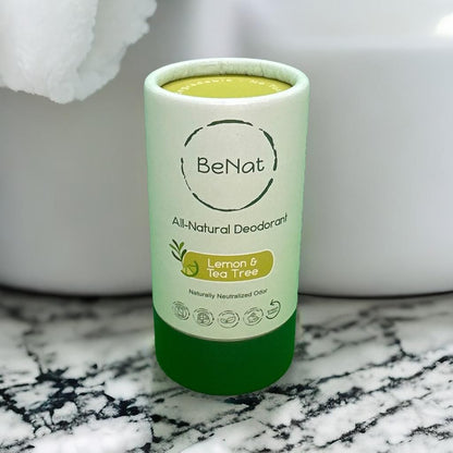 Eco-Friendly Plastic-Free Deodorant - 3oz Natural Formula