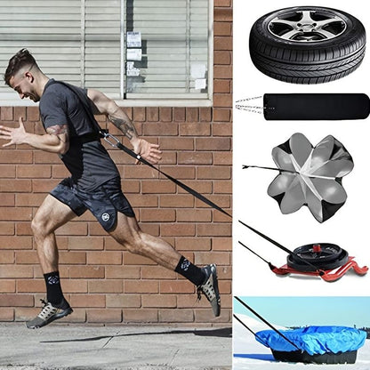 Durable Tire Pulling Harness - Home Gym Fitness Accessory