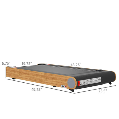 Portable Under Desk Treadmill with Bluetooth Speaker, LED Display, 2.5HP Motor & Remote Control – for Home, Gym, Office