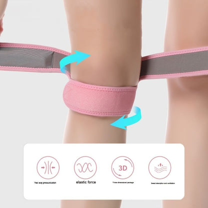 Unisex Adjustable Knee Support Brace with Patella Pad for Sports & Workouts