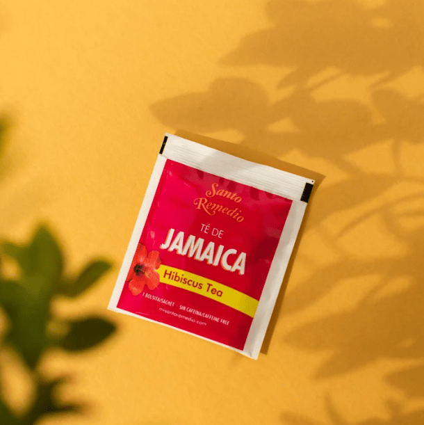 Santo Remedio Te De Jamaica Hibiscus, Antioxidant Tea Bags, 24 Count, 0.85 oz.