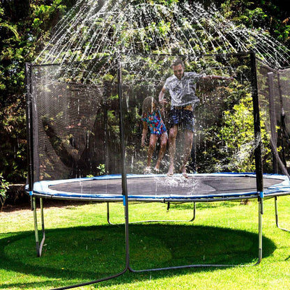 Kids Trampoline Sprinkler Outdoor Water Park Fun Splash Toy