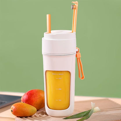 Lightweight Wireless Juicer Cup with 8 Blades - Portable USB Blender for Juicing on the Go