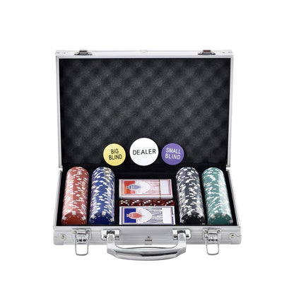Poker Chip Set, 200-Piece Poker chips Set