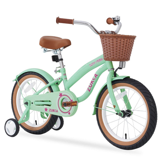 Multiple Colors kids Bike, kids bicycle for 4-7 Years Old Kids,16-inch wheel, Training Wheels Included
