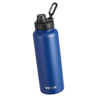 40 oz tumbler Insulated rambler Stainless Steel with Wide Mouth Lid Blue