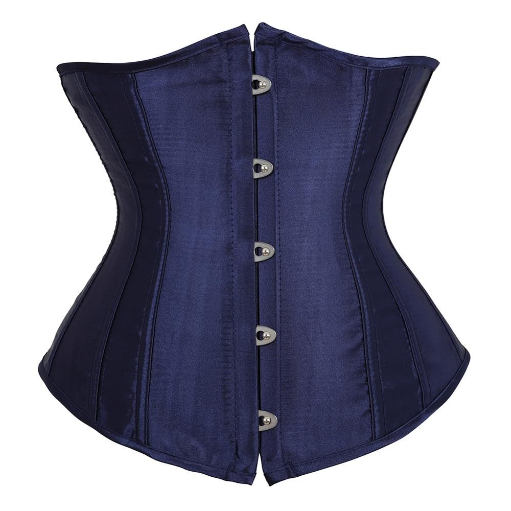 SEXY Gothic Under bust Corset and Waist trimmer cincher Bustiers Top Workout Shape Body Belt Plus size Lingerie S-6XL