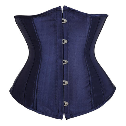 SEXY Gothic Under bust Corset and Waist trimmer cincher Bustiers Top Workout Shape Body Belt Plus size Lingerie S-6XL