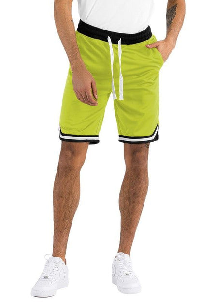High-Performance Solid Basketball Shorts for Athletes