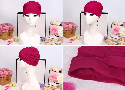 Swim Caps Waterproof Swimming Cap, pink, 2 Pack Solid Color
