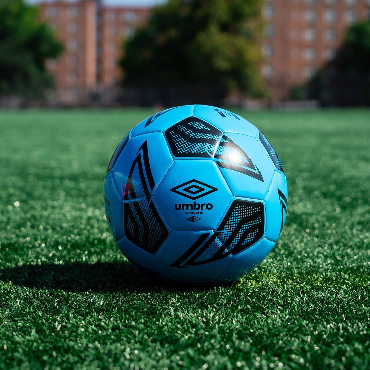Size 4 Youth Soccer Ball – 32-Panel Machine-Sewn Design With Butyl Bladder, Lightweight & Durable, Blue
