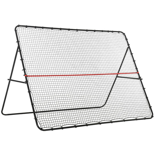 Soozier Soccer Rebounder Net Adjustable Foldable Multi-Sport Training for Soccer Practice 8.5' x 6.5'