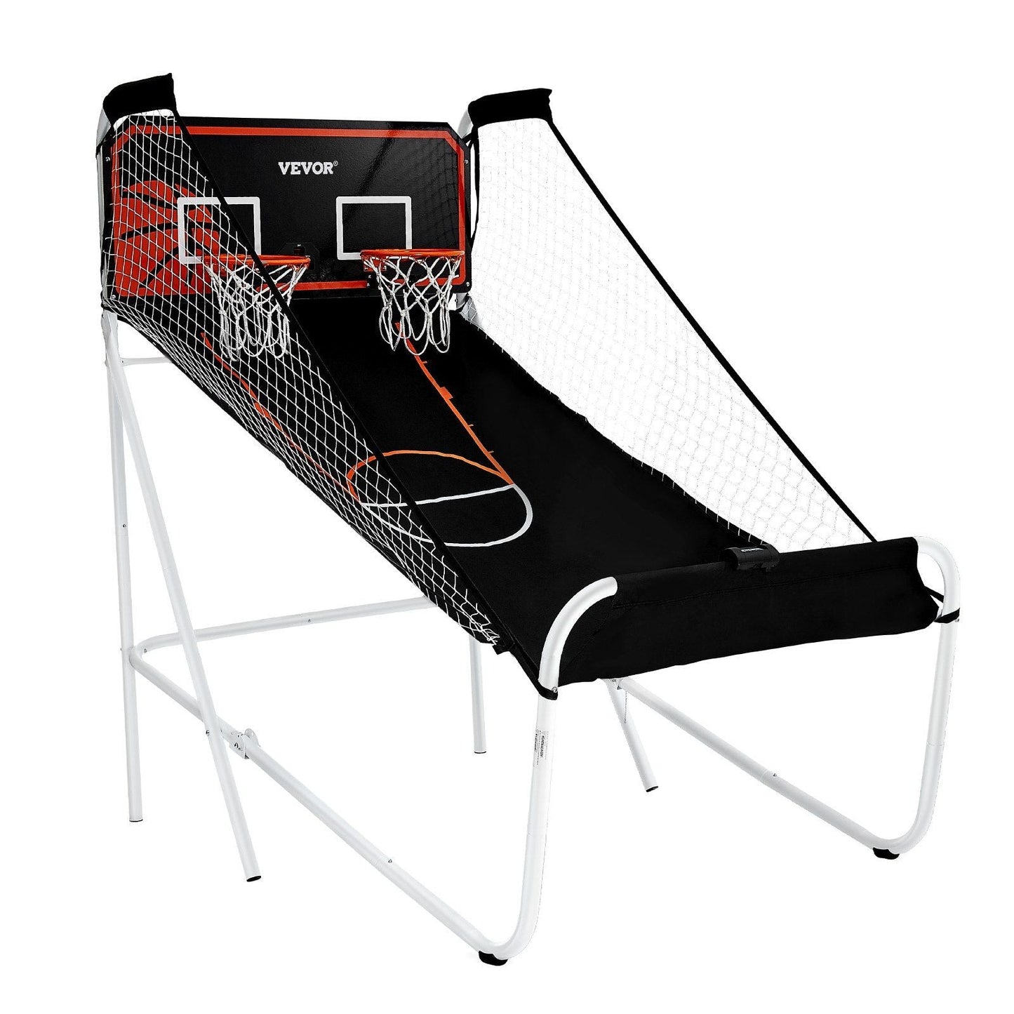 Interactive Indoor Dual Player Basketball Arcade Game with Electronic Scoreboard & Balls