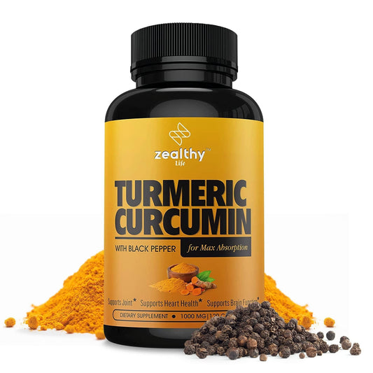 Turmeric Curcumin with Black Pepper 1000 mg 120 Capsules