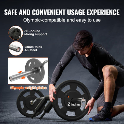 Safety Squat Bar, 700 LBS Fitness Squat Bar