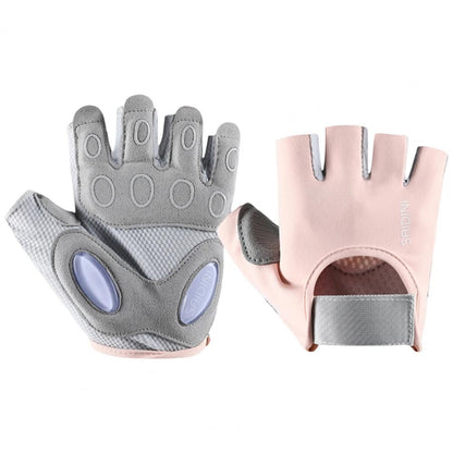 1 Pair Training Gloves Non-Slip Fingerless weight lifting gloves Palm Protector Unisex Sweat-wicking Ridding gym Gloves for Outdoor Sports