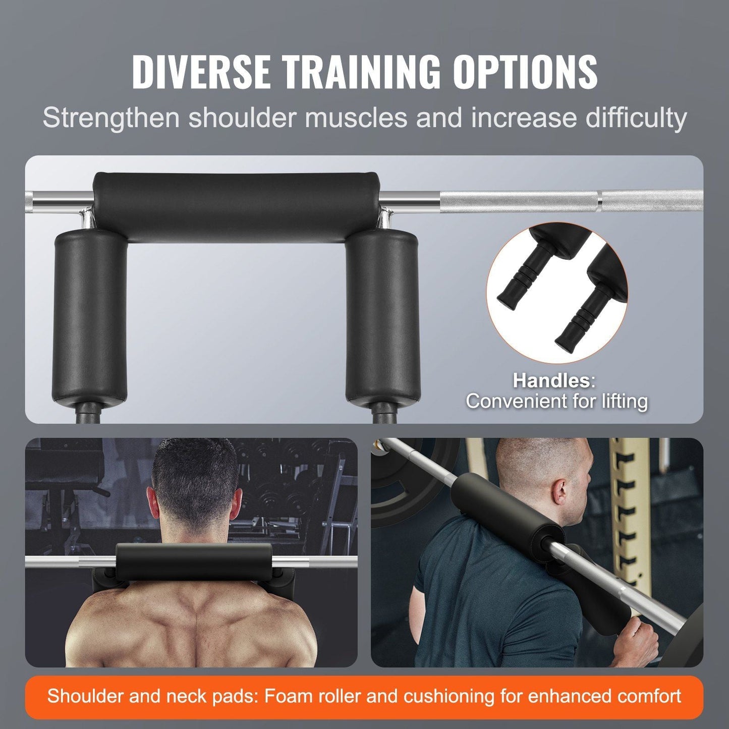 Safety Squat Bar, 700 LBS Fitness Squat Bar