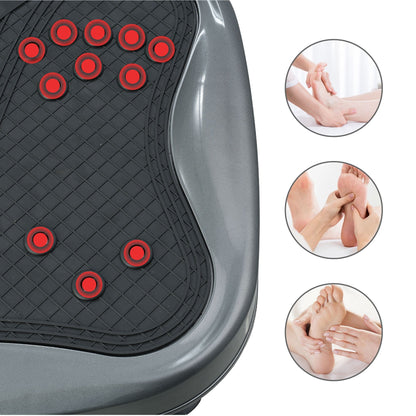 Vibration Plate Fitness Platform with handle Whole Body Exercise Machine with 120 Speed Levels, Lymphatic Drainage, Fat Burning, and Weight Loss, Perfect for Women, Men, and Home Gym exercise