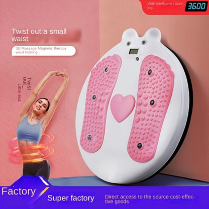 Smart Timer Twist Board for Unisex Workout - Fitness Tool for Adults and Kids