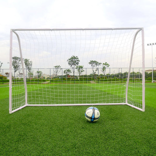 8' x 5' Soccer Goal Football W/Net Straps Anchor Ball Training Sets With Frame