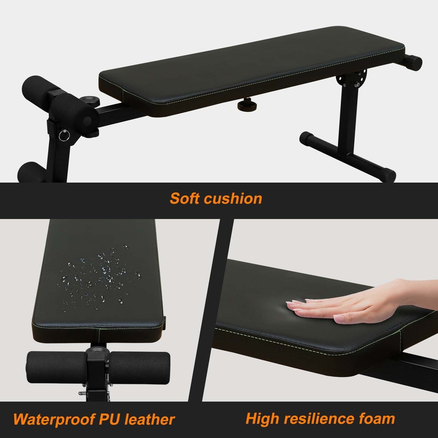 Power Tower with Bench Pull Up Tower Bar Dip Station Adjustable Height Dip Stand Heavy Duty Multi-Function Fitness Rack