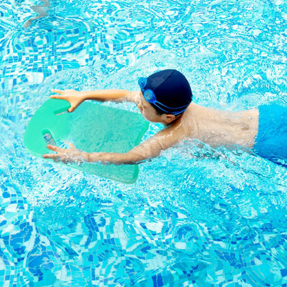 Swimming Kickboard EVA Foam Floating Swim Aid Kick Board U Design Water Training Board with Integrated Hole Handle for Adults Kids Beginners