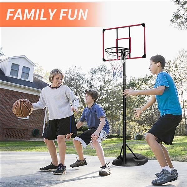 Adjustable Portable Basketball Hoop with 32" Backboard for Indoor & Outdoor Play